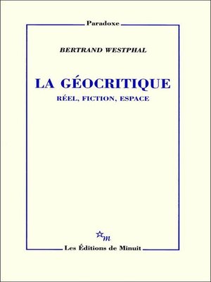 cover image of La Géocritique
